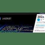 HP 202A Cyan Original LaserJet Toner CF501A