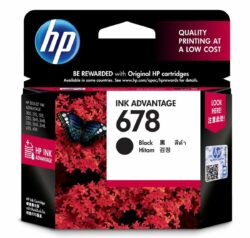 HP 678 Black Original Ink Advantage Cartridge