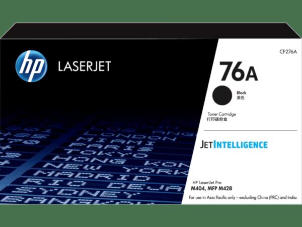 HP 76A Black Original LaserJet Toner Cartridge (CF276A)