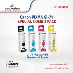 Canon Pixma GI-71 Ink Bottle Combo pack B/C/M/Y