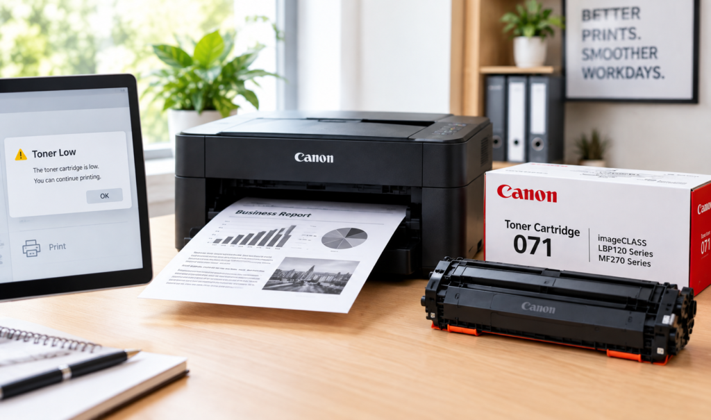 Printer Showing “Low Ink” But Still Printing? What’s Really Going On With Your Toner Cartridge